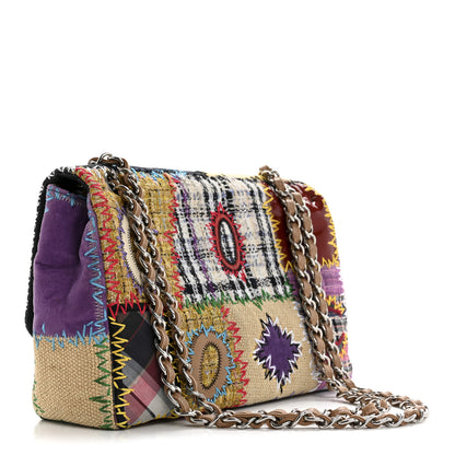 Chanel Patchwork Jumbo Flap Yellow Multicolor 3 of 13