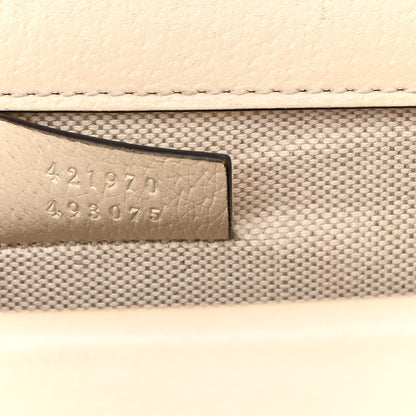 Gucci Textured Calfskin Crystal Mini Dionysus Shoulder Bag Mystic White 7 of 13