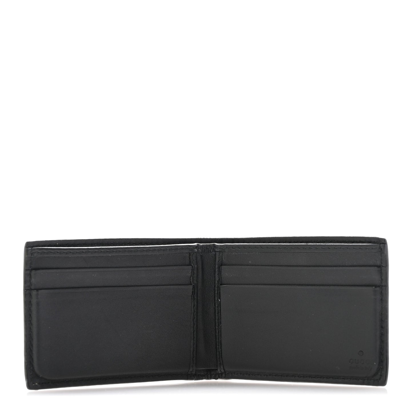 GG Supreme Monogram Bee Bi-Fold Wallet Beige