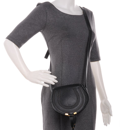 Chloe Calfskin Small Marcie Round Crossbody Bag Black 2 of 9