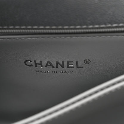 Chanel Metallic Caviar Quilted Mini Coco Handle Flap Silver 6 of 10