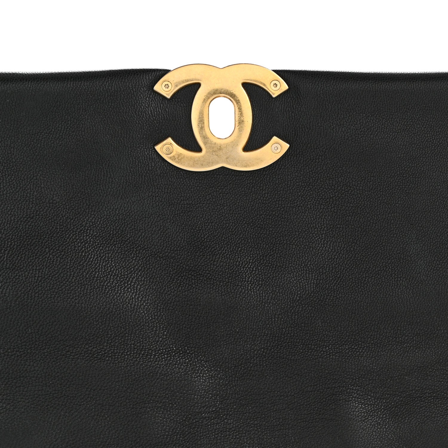 Chanel Goatskin Quilted Medium Chanel 19 Flap Black 11 of 12