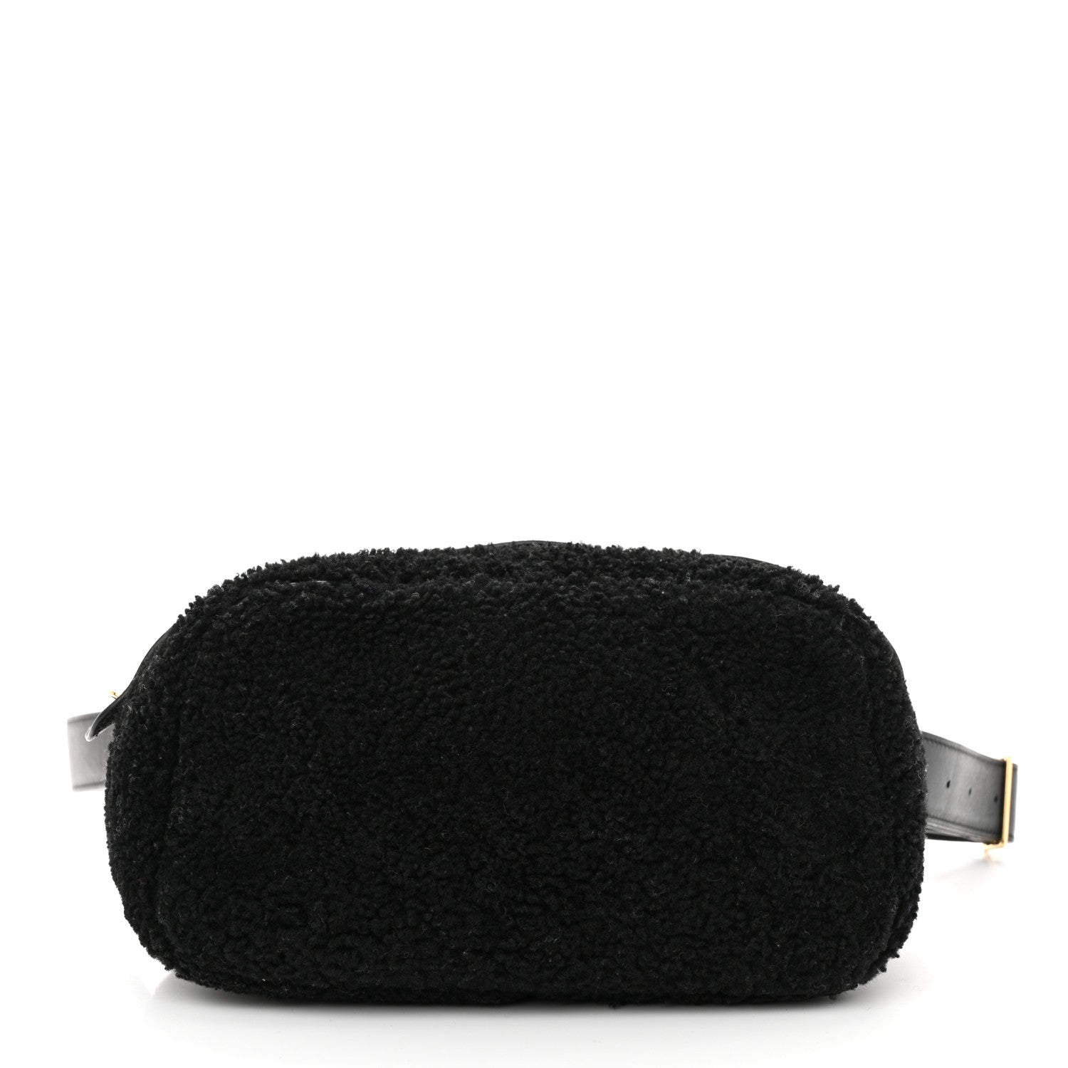 The Row Shearling Calfskin Belt Bag Black 1 of 11