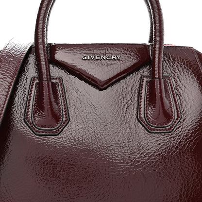 Givenchy Crinkled Patent Calfskin Small Antigona Aubergine 7 of 9