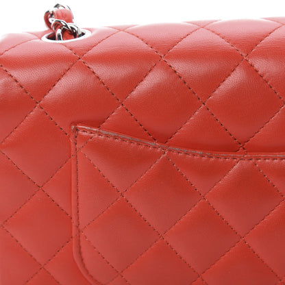 Chanel Lambskin Quilted Mini Rectangular Flap Red 13 of 13