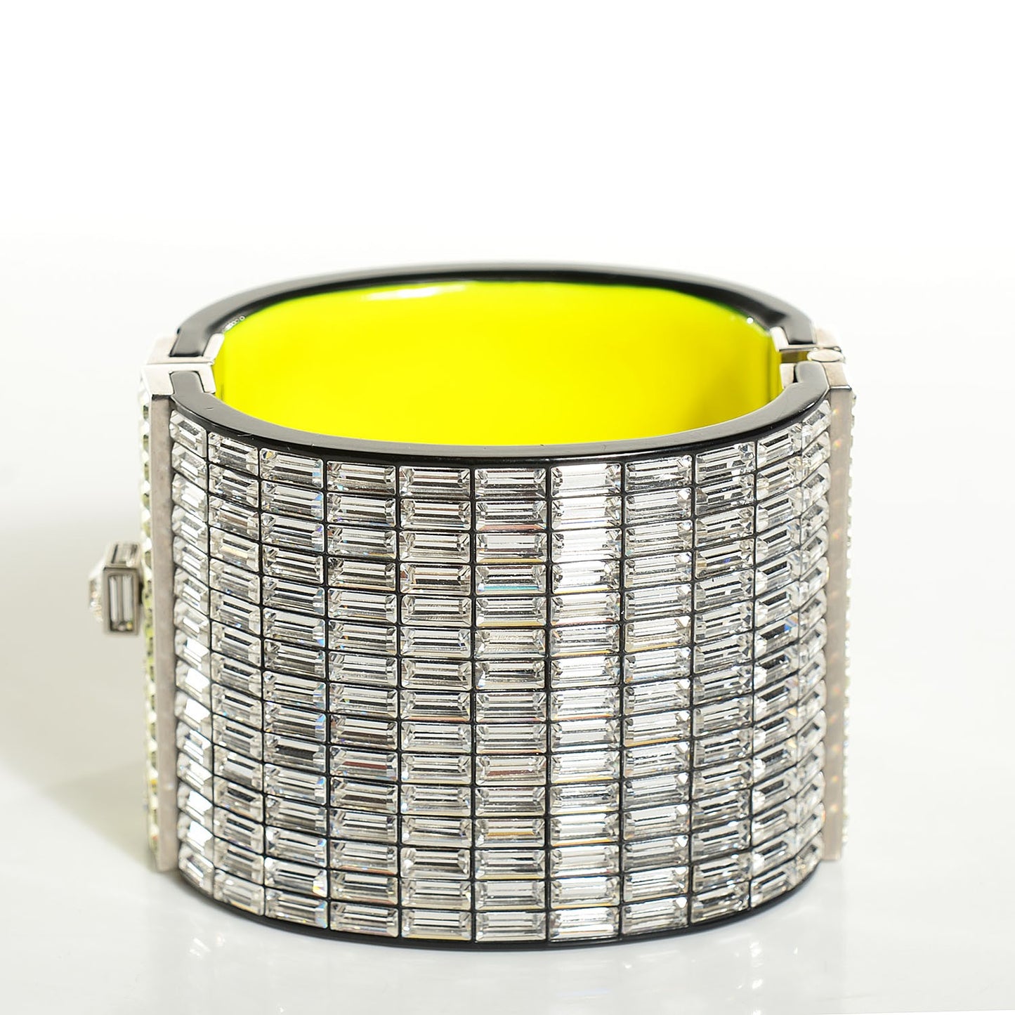 Crystal Baguette Arty Bow Cuff