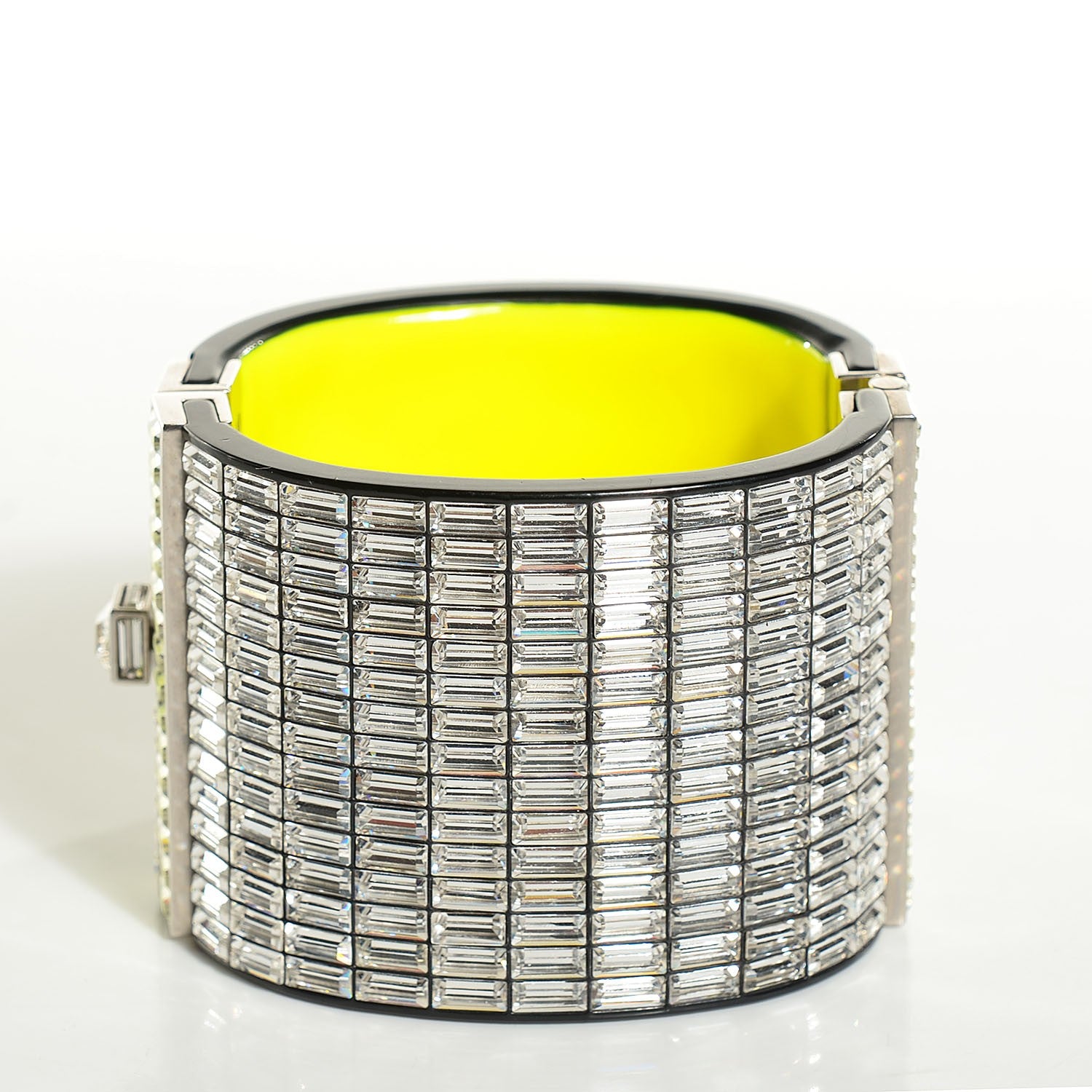 Chanel Crystal Baguette Arty Bow Cuff 3 of 5