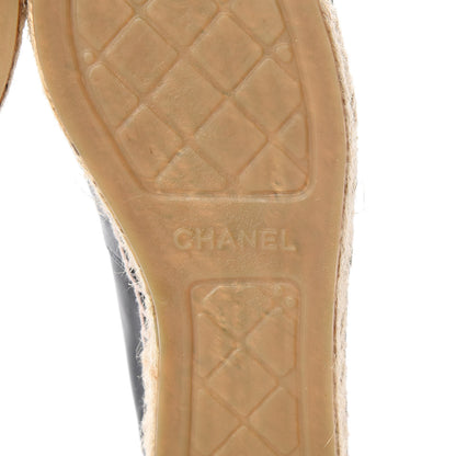 Chanel Lambskin CC Espadrilles 39 Black 7 of 11
