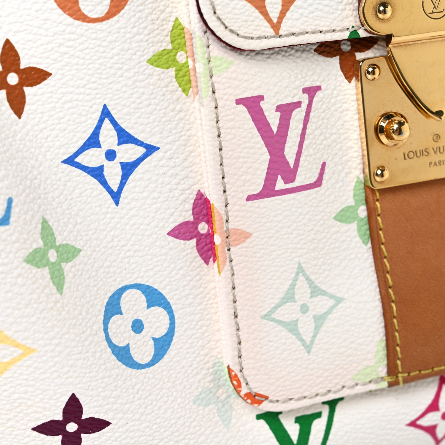 Louis Vuitton Monogram Multicolor Speedy 30 White 13 of 15