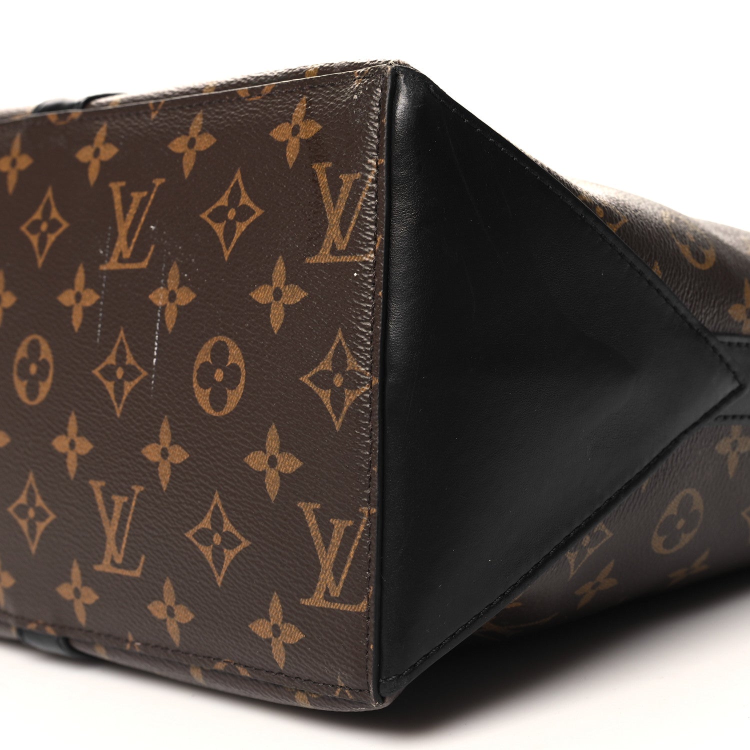 Louis Vuitton Monogram Macassar Weekend Tote GM 9 of 10