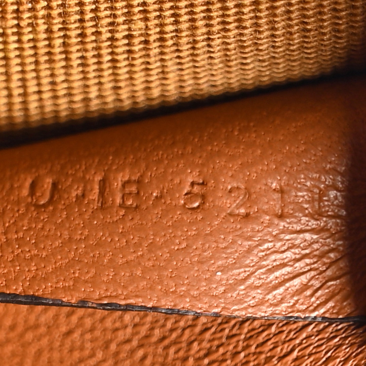 Triomphe Canvas Lambskin Clutch On Chain Tan