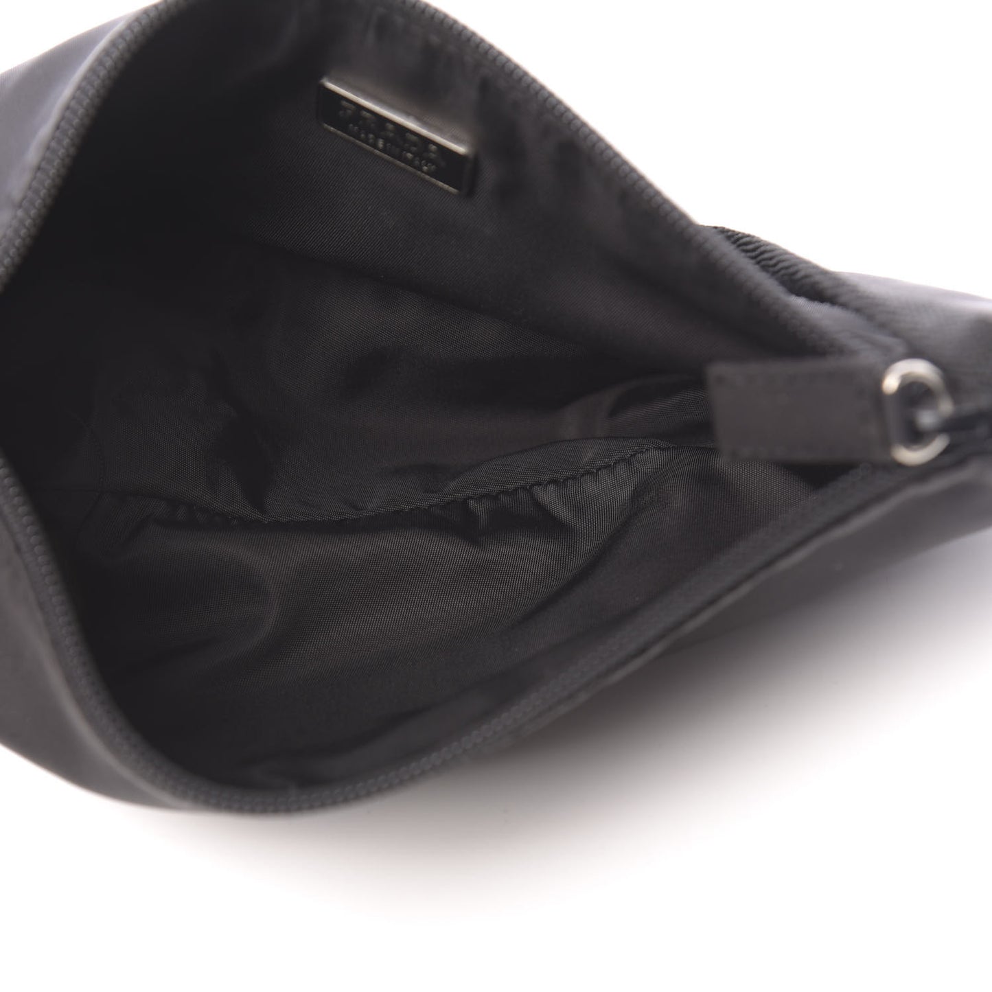 Tessuto Nylon Pochette Bag Black