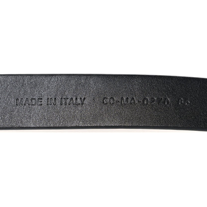 Louis Vuitton Calfskin Saddle Belt 85 34 Black 6 of 6