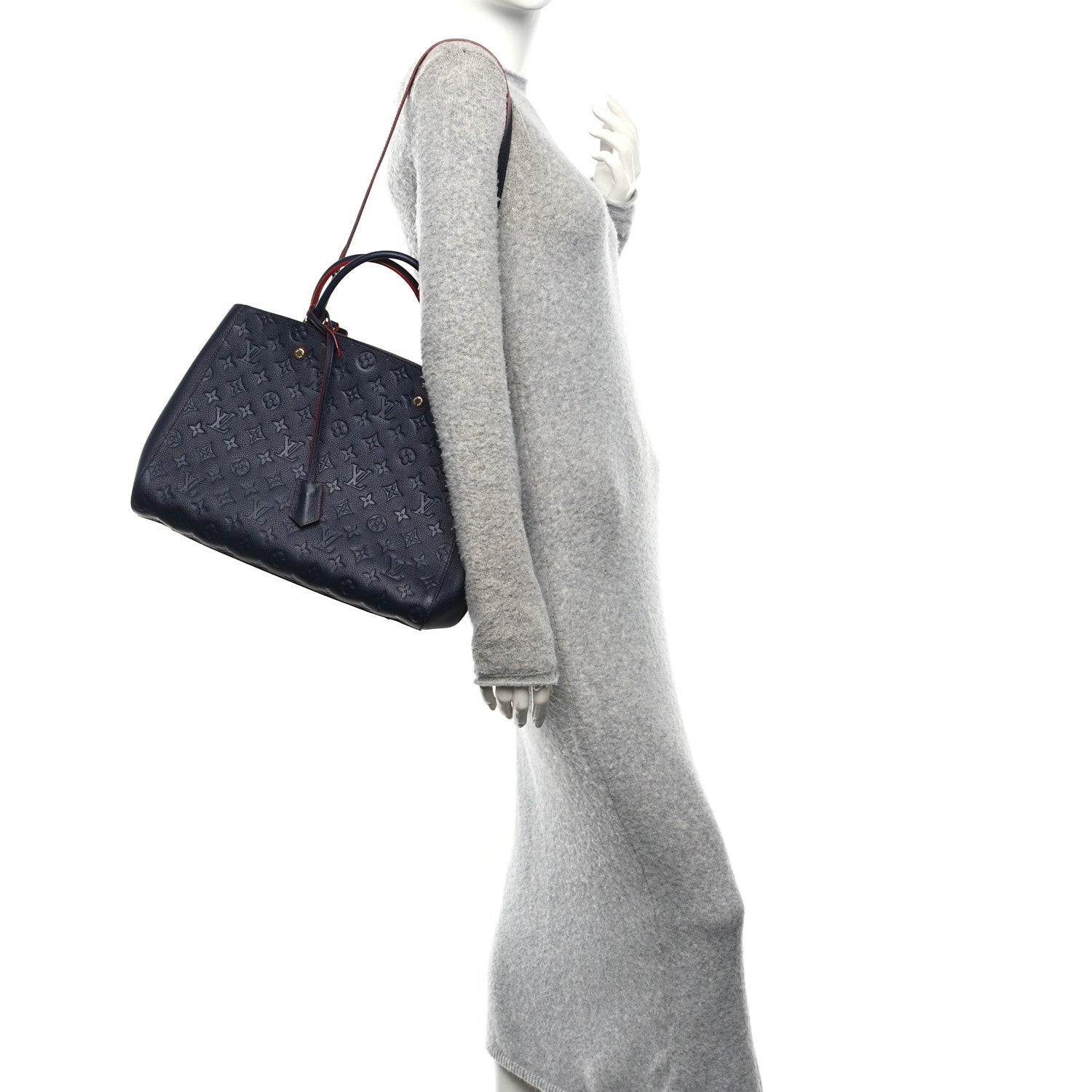 Louis Vuitton Empreinte Montaigne MM Marine Rouge 2 of 9