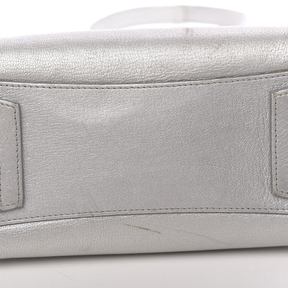 Givenchy Metallic Sugar Goatskin Mini Antigona Silver 18 of 27