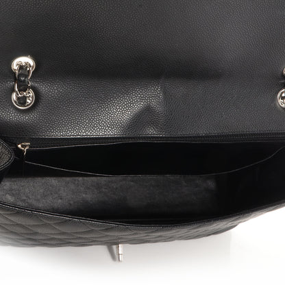 Chanel Caviar Maxi Single Flap Black 6 of 8