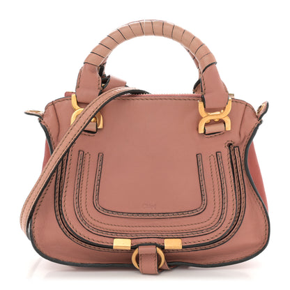 Chloe Calfskin Mini Marcie Satchel Clay 1 of 13