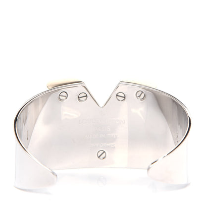 Louis Vuitton Metal Essential V Cuff Silver 4 of 4