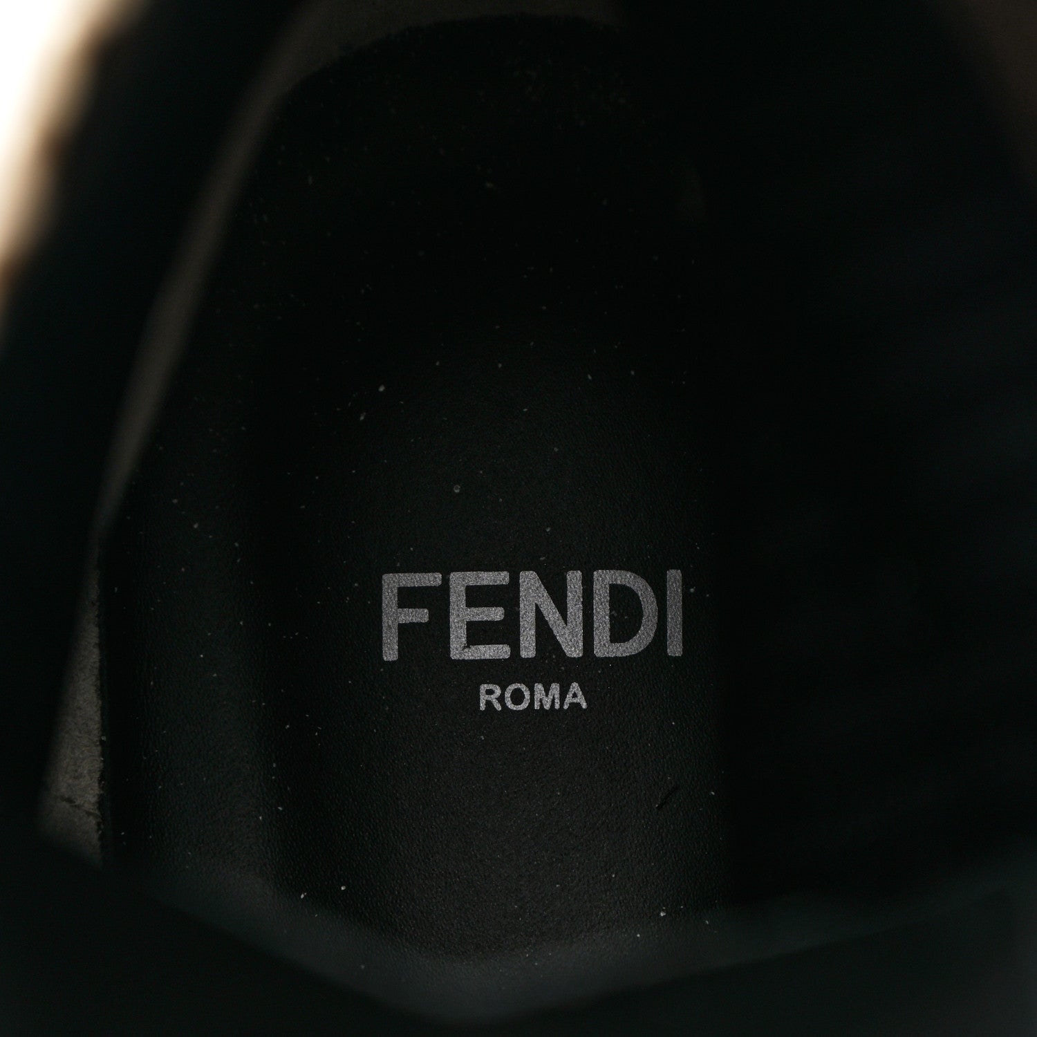 Fendi Calfskin Stretch Fabric Rockoko Biker Boots 40 Tobacco Black Marino 6 of 11