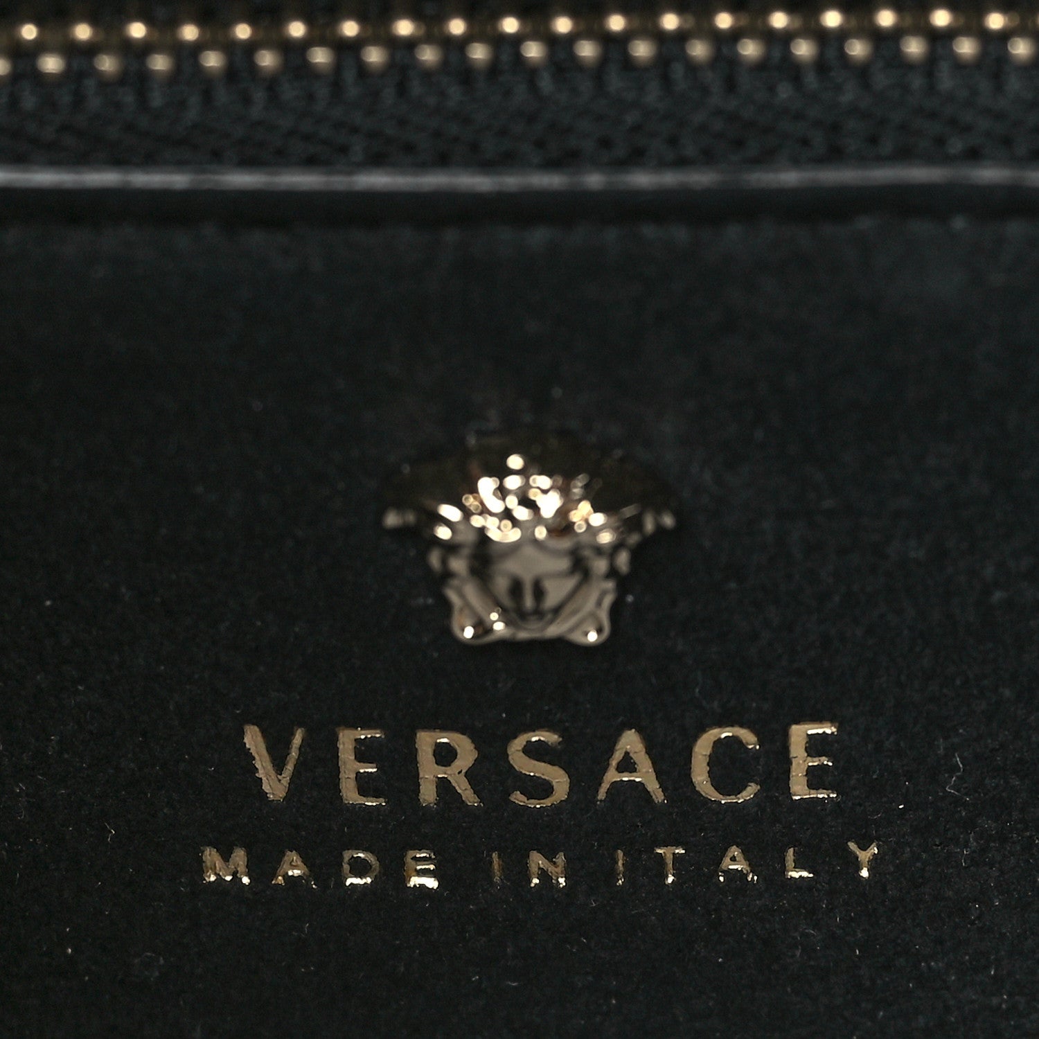 Versace Nappa Large Diamante Flap Black 6 of 9