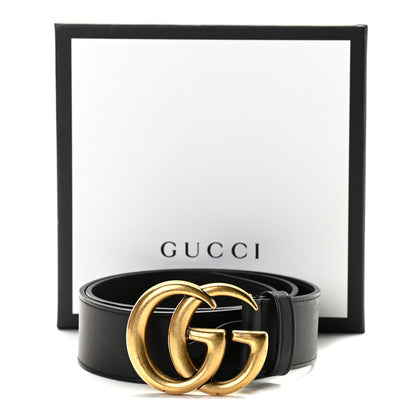 Gucci Calfskin Double G 40mm Belt 80 32 Black 5 of 5