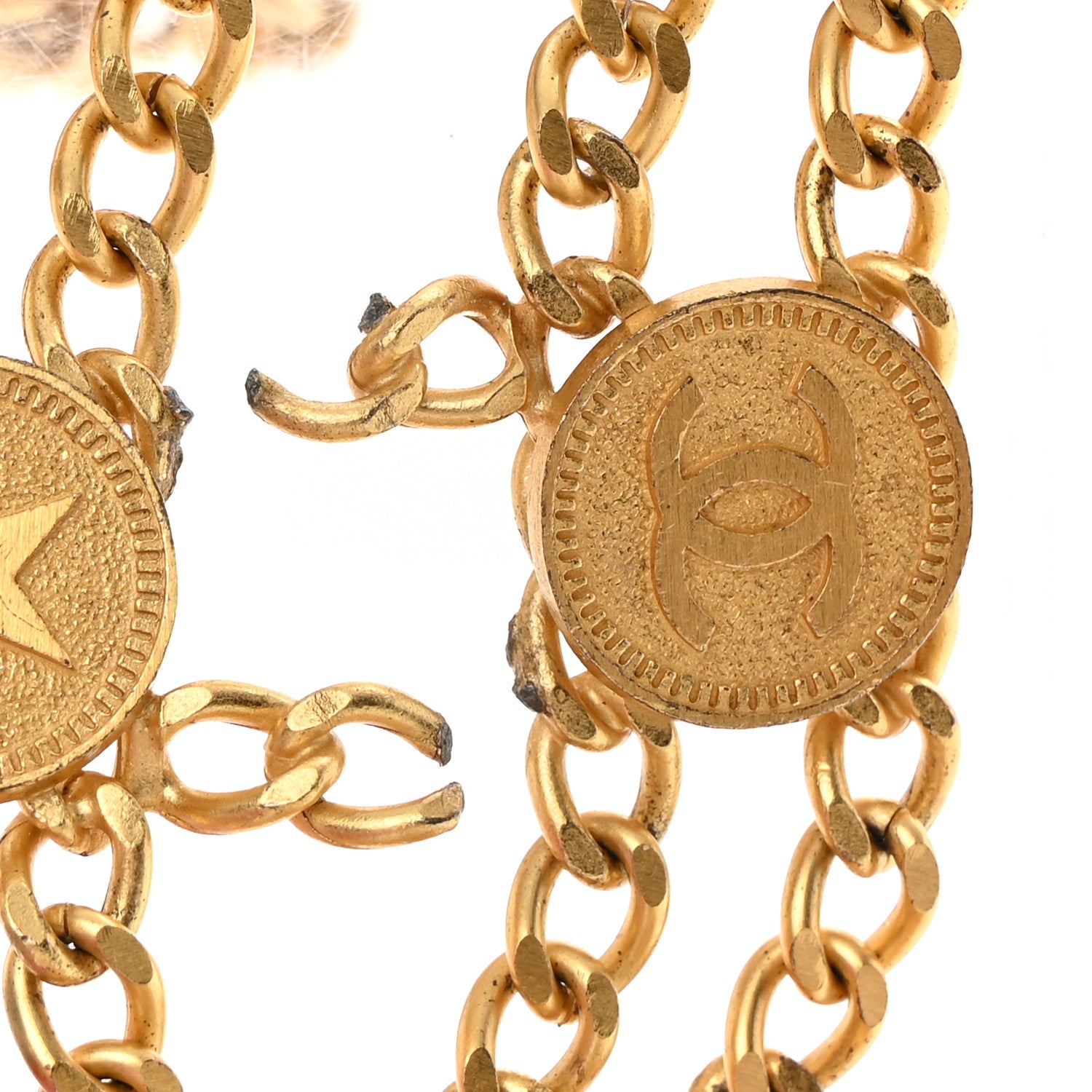 Chanel Chain Wide CC Star Medallion Belt Gold 5 of 5