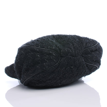 Chanel Tweed Boucle Knitting Bag Black 4 of 7