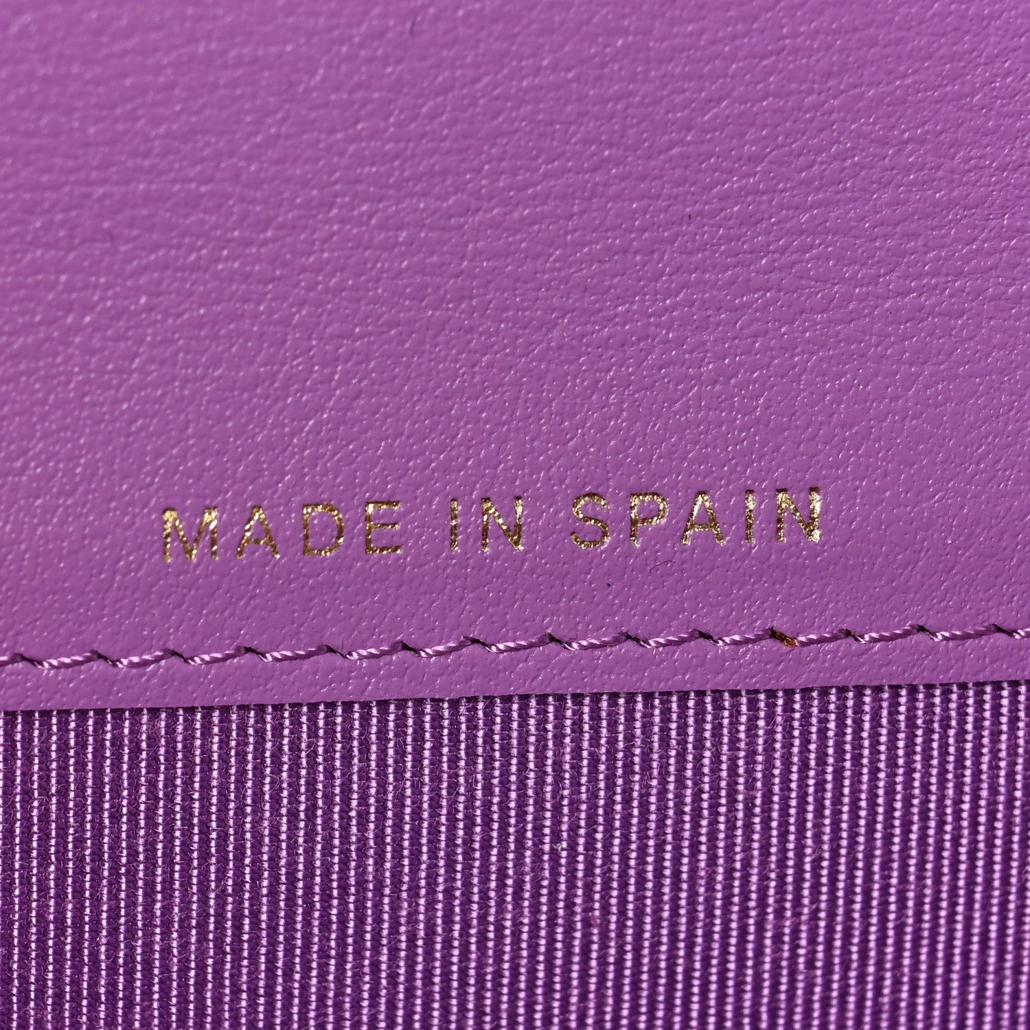 Chanel Patent Quilted Flap Card Holder Wallet Purple 7 of 8