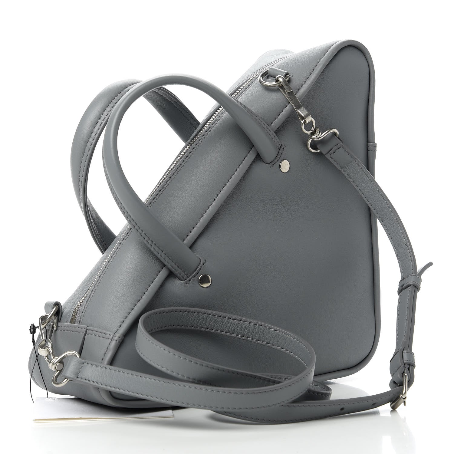 Balenciaga Calfskin S Triangle Duffle Grey 3 of 9