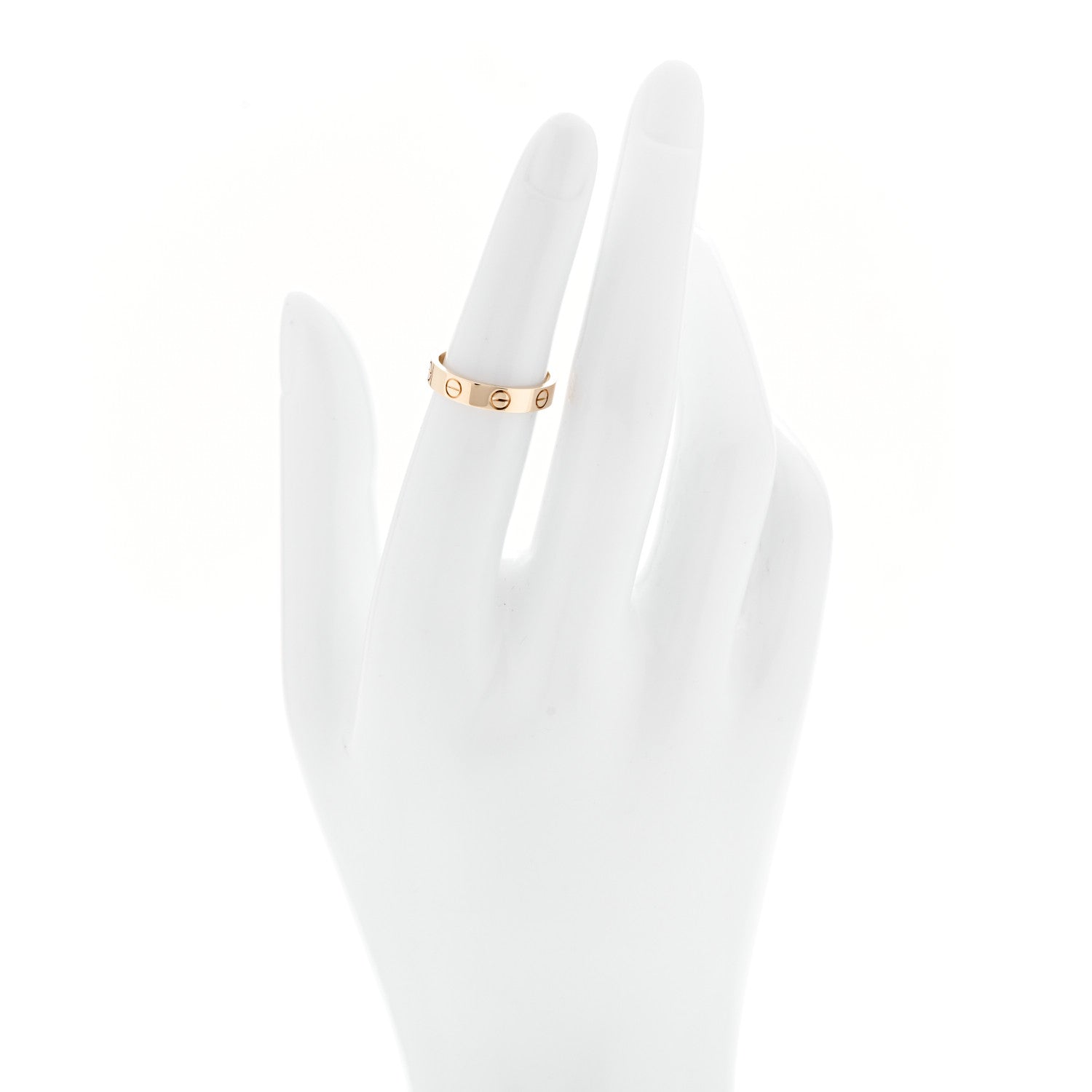 Cartier 18K Yellow Gold 3.5mm LOVE Wedding Band Ring 50 5.25 2 of 4