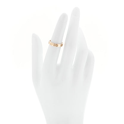 Cartier 18K Yellow Gold 3.5mm LOVE Wedding Band Ring 50 5.25 2 of 4