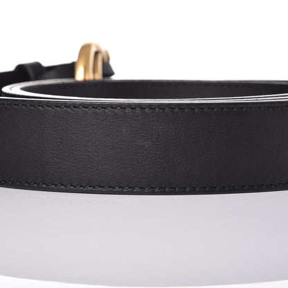 Gucci Calfskin Double G 30mm Belt 100 40 Black 7 of 8