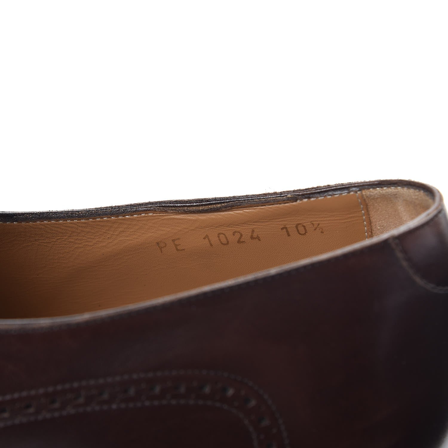 Louis Vuitton Mens Calfskin Brogues Loafers 10.5 Brown 10 of 13
