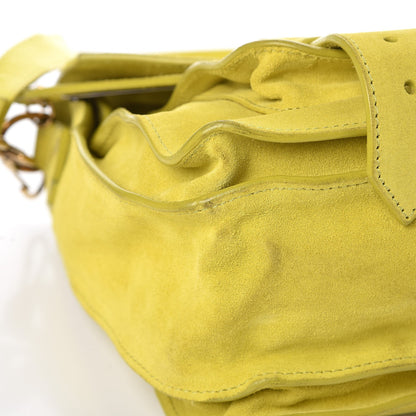 Proenza Schouler Suede Medium PS1 Satchel Citron 14 of 17