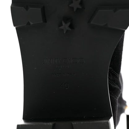 Jimmy Choo Suede Melodie Ankle Boots 40 Black 7 of 16