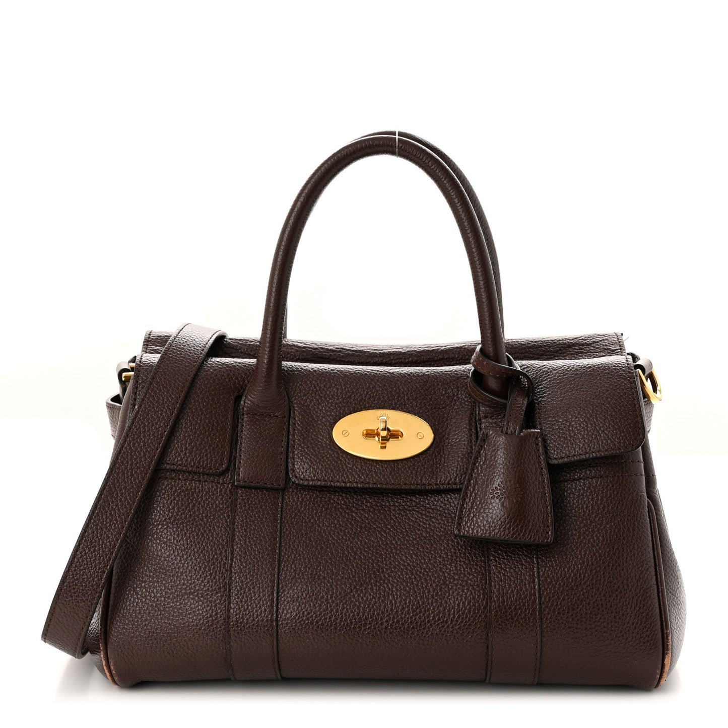 Classic Grain Small Bayswater Satchel Oxblood