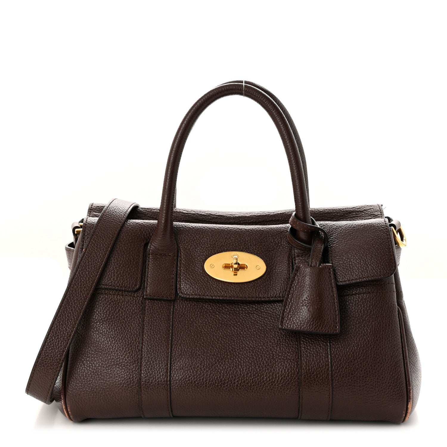 Mulberry Classic Grain Small Bayswater Satchel Oxblood 1 of 16