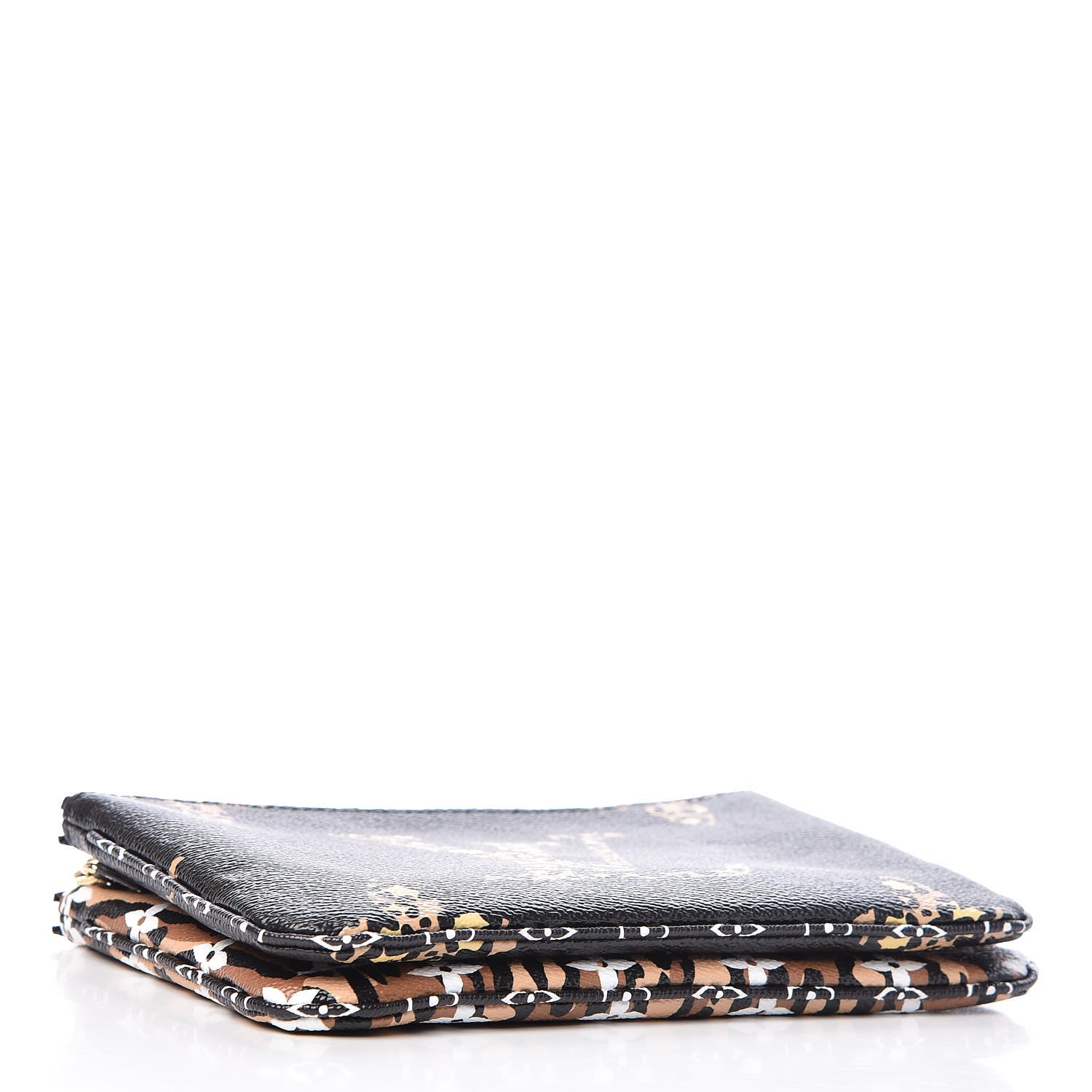Louis Vuitton Monogram Giant Jungle Pochette Double Zip Black 4 of 10