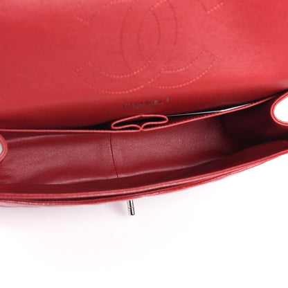 Chanel Caviar Quilted Jumbo Double Flap Red 5 of 7