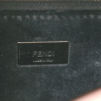Fendi Velvet Embroidered Mini Peekaboo Iconic Satchel Black Multicolor 7 of 16