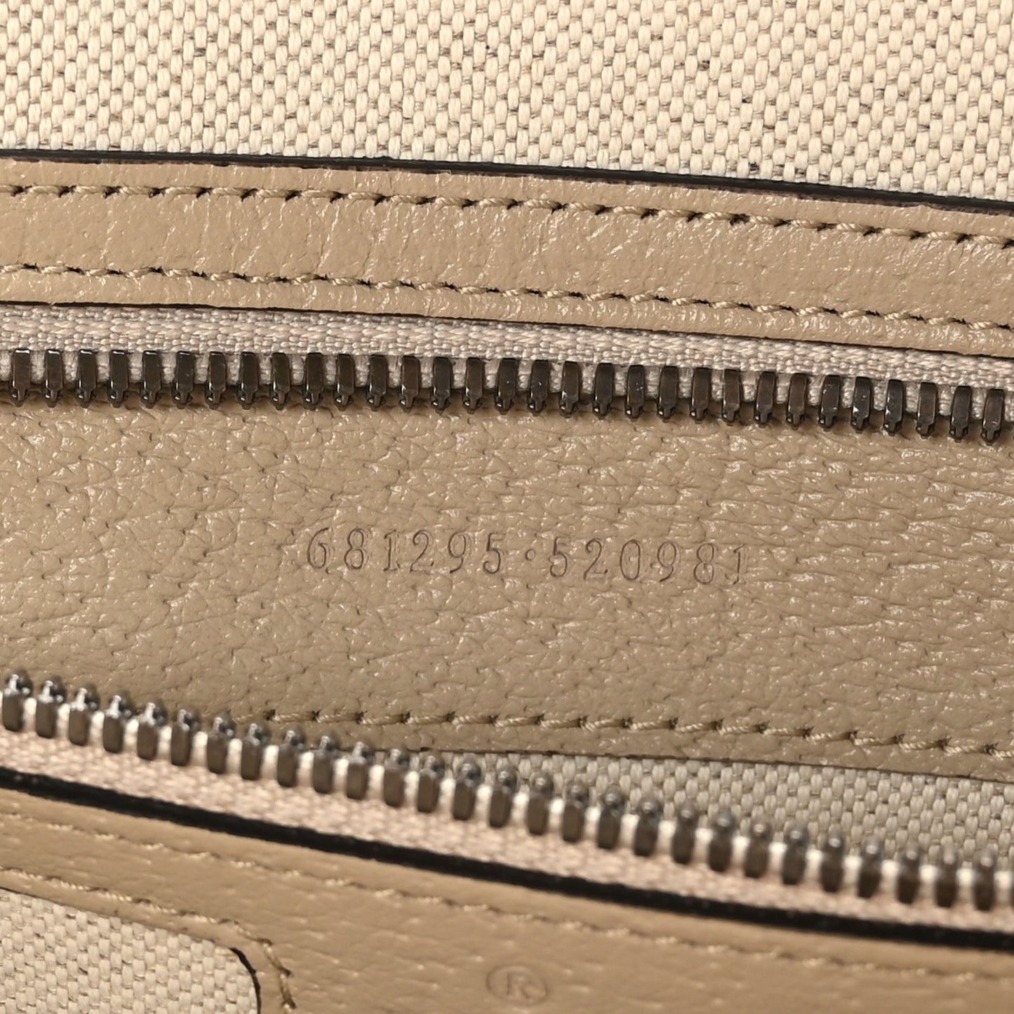 GG Supreme Monogram Textured Dollar Calfskin Web Small Savoy Duffle Bag Beige Mystic White Oatmeal
