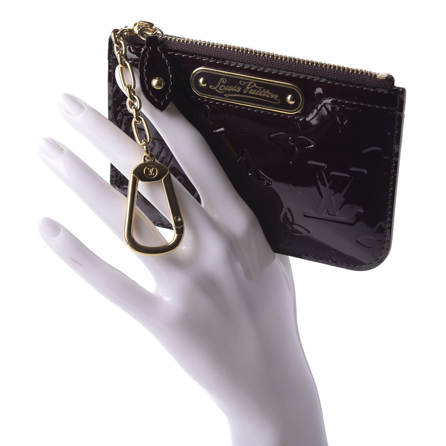 Vernis Key Pouch Amarante