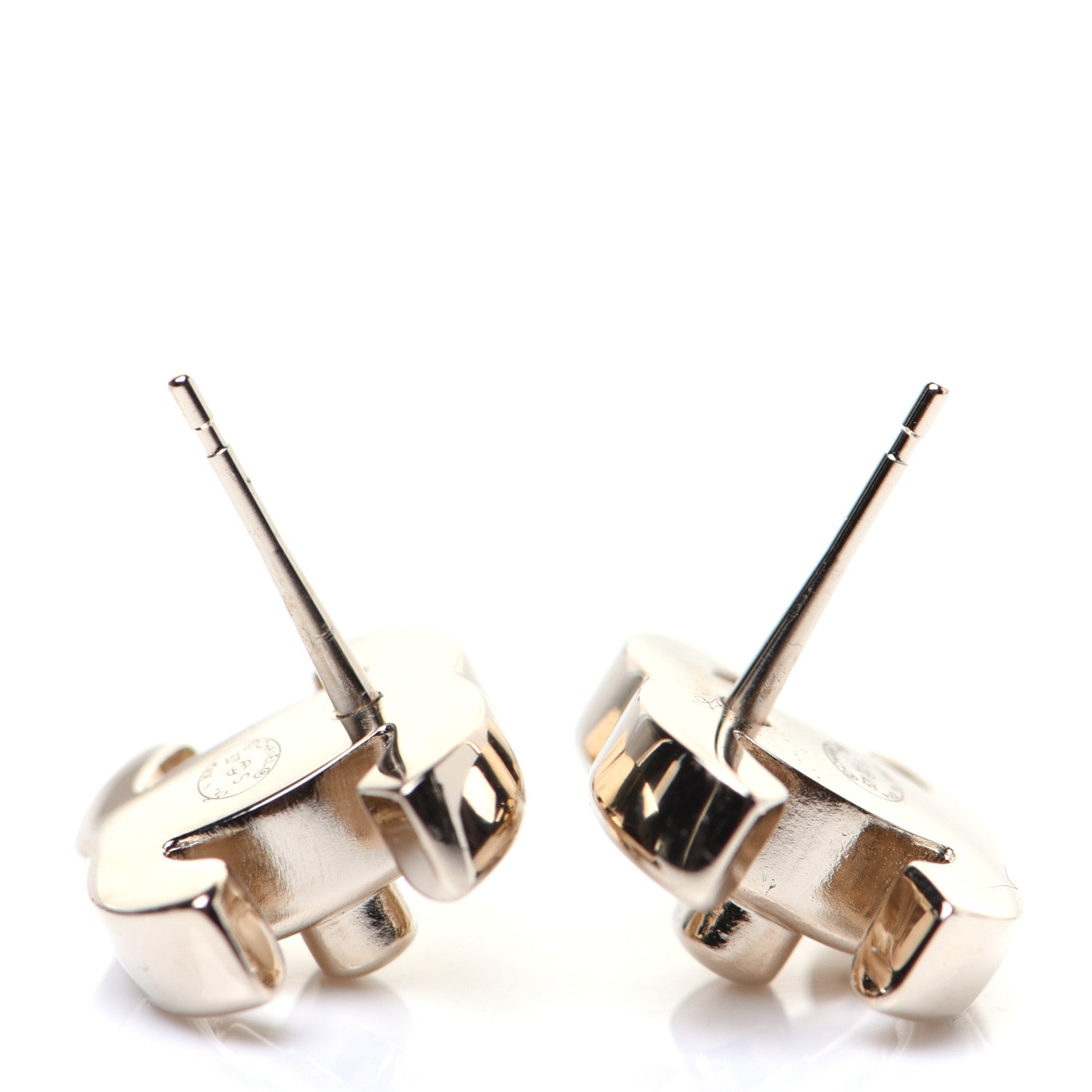 Chanel Metal CC Turnlock Earrings Gold 4 of 7
