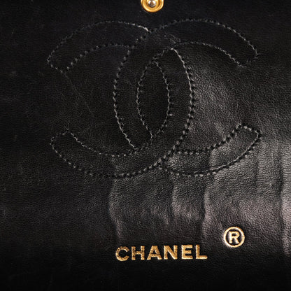 Chanel Lambskin Quilted Medium Double Flap Black 5 of 7