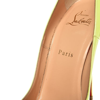 Christian Louboutin Patent So Kate 120 Pumps 39.5 Neon 10 of 12