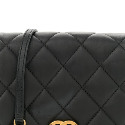 Chanel Calfskin Quilted Mini Nailed CC Flap Bag Black 8 of 11