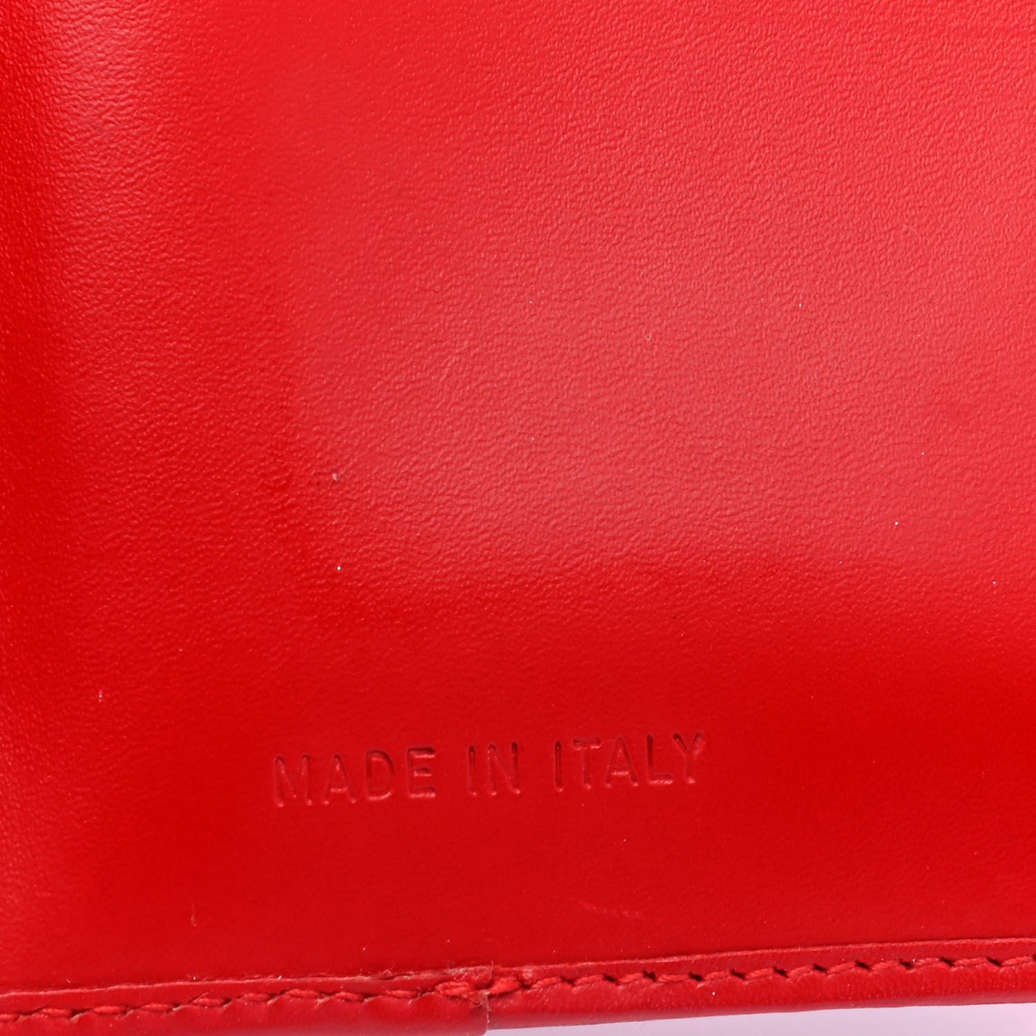 Prada Vitello Pocket Wallet Fuoco 5 of 5
