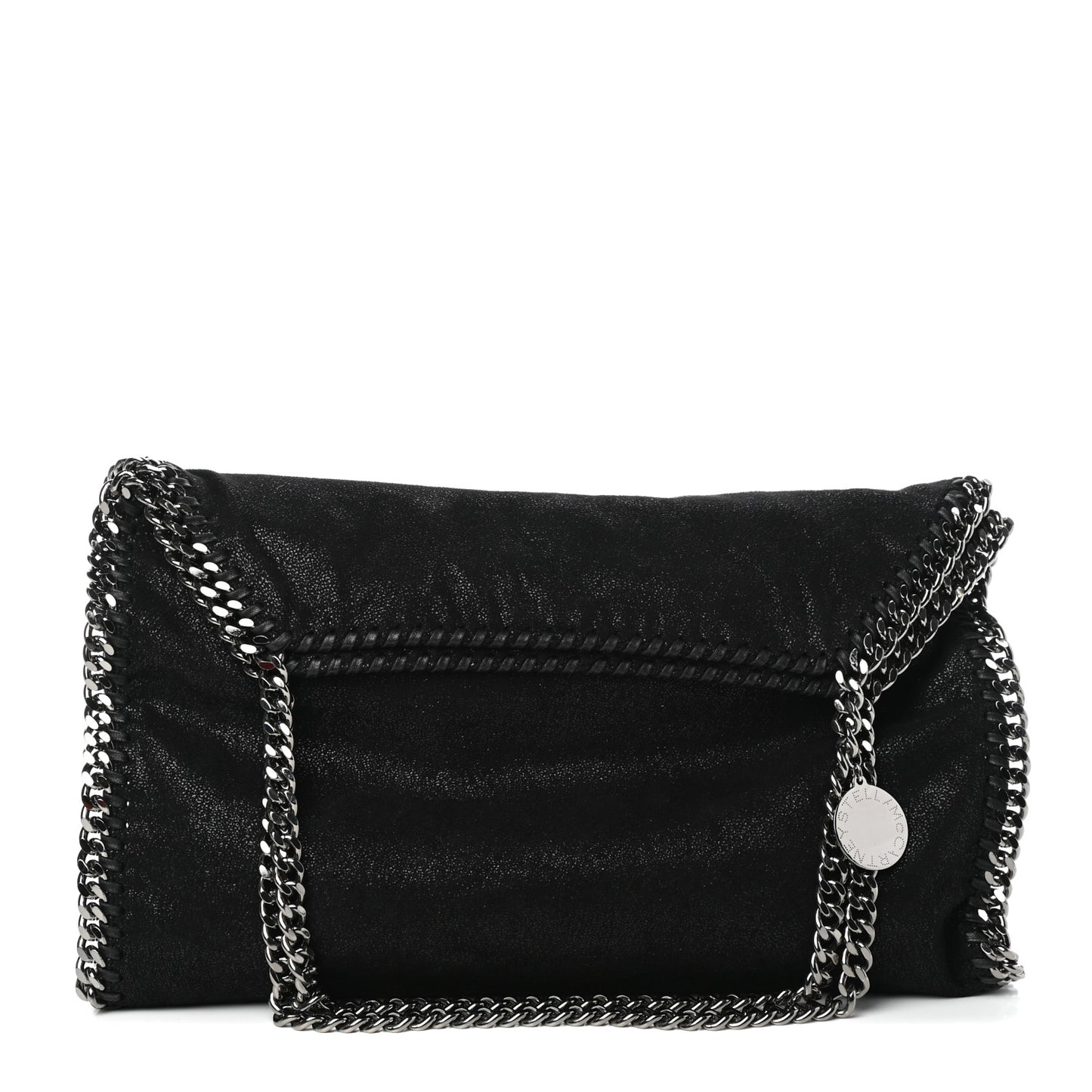 Shaggy Deer Falabella Fold Over Tote Black