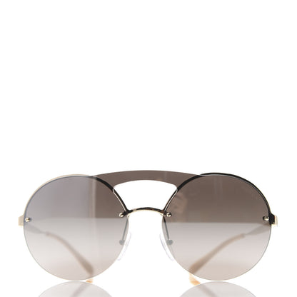 Prada Metal Round Gradient Sunglasses SPR 65T Gold 2 of 7