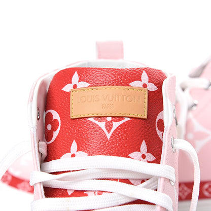 Louis Vuitton Monogram Giant Stellar Sneaker Boots 39 Rose Rouge 8 of 10